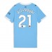 Tanie Strój piłkarski Manchester City Rayan Ait-Nouri #21 Koszulka Podstawowej dla damskie 2025-26 Krótkie Rękawy